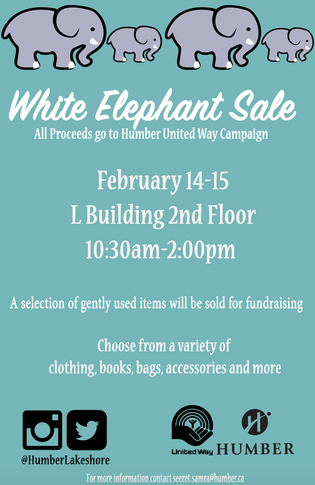 White Elephant Sale Humber Communiqué